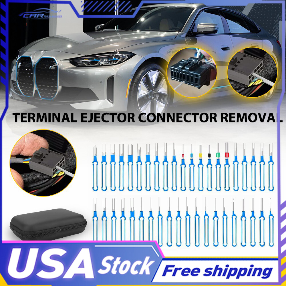 41X Puller Ejector Set Pin Wire Car Terminal Removal Tool with Protective Bag