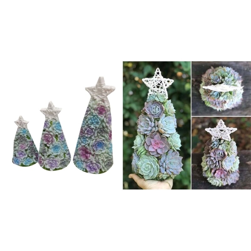 Charm Resin Christmas Tree Decoration for Window Display Spread Holiday Cheer