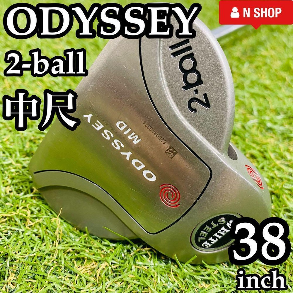 Putter Odyssey White 2-Ball 2 Ball 38 Inch Size japan