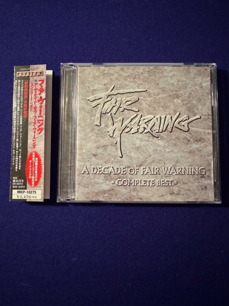 Fair Warning Complete Best 2-CD Collection A Decade of Hits  