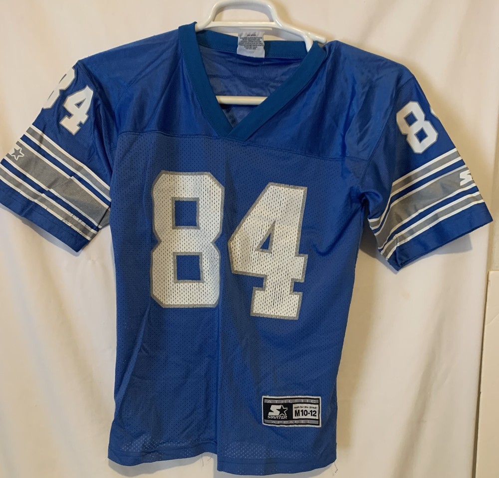 Detroit Lions  #84 Herman Moore Starter Size Medium Pit to Pit 19