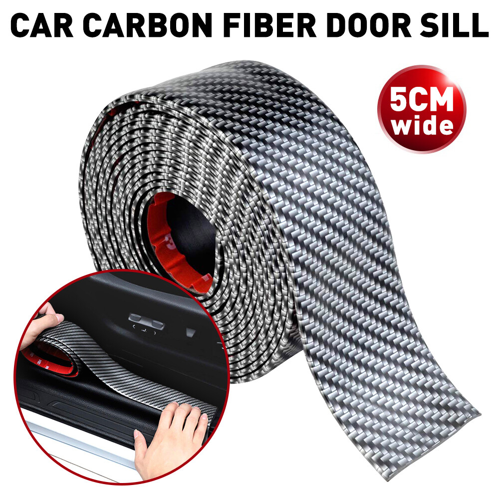 2M*5CM Black Door Auto Car Sill Body Scratch Anti Scuff Cover Strip Sticker New