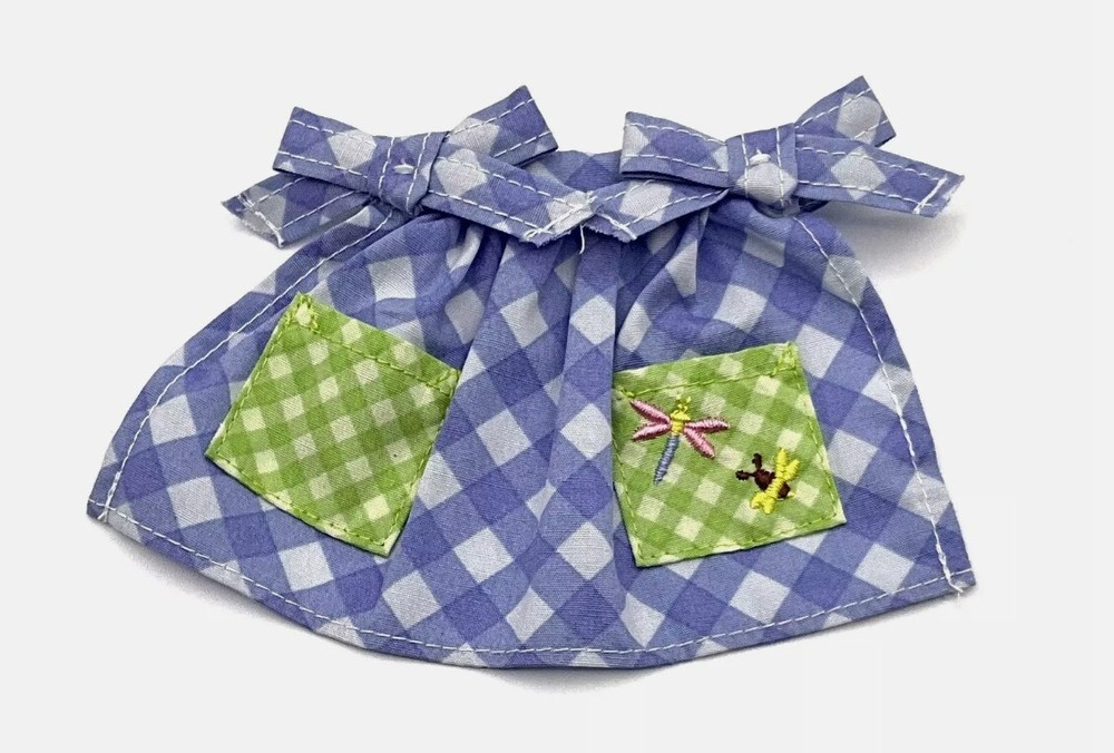 American Girl Apron for 15'' doll Wellie Wishers Cute as Bug Gardening Outfit