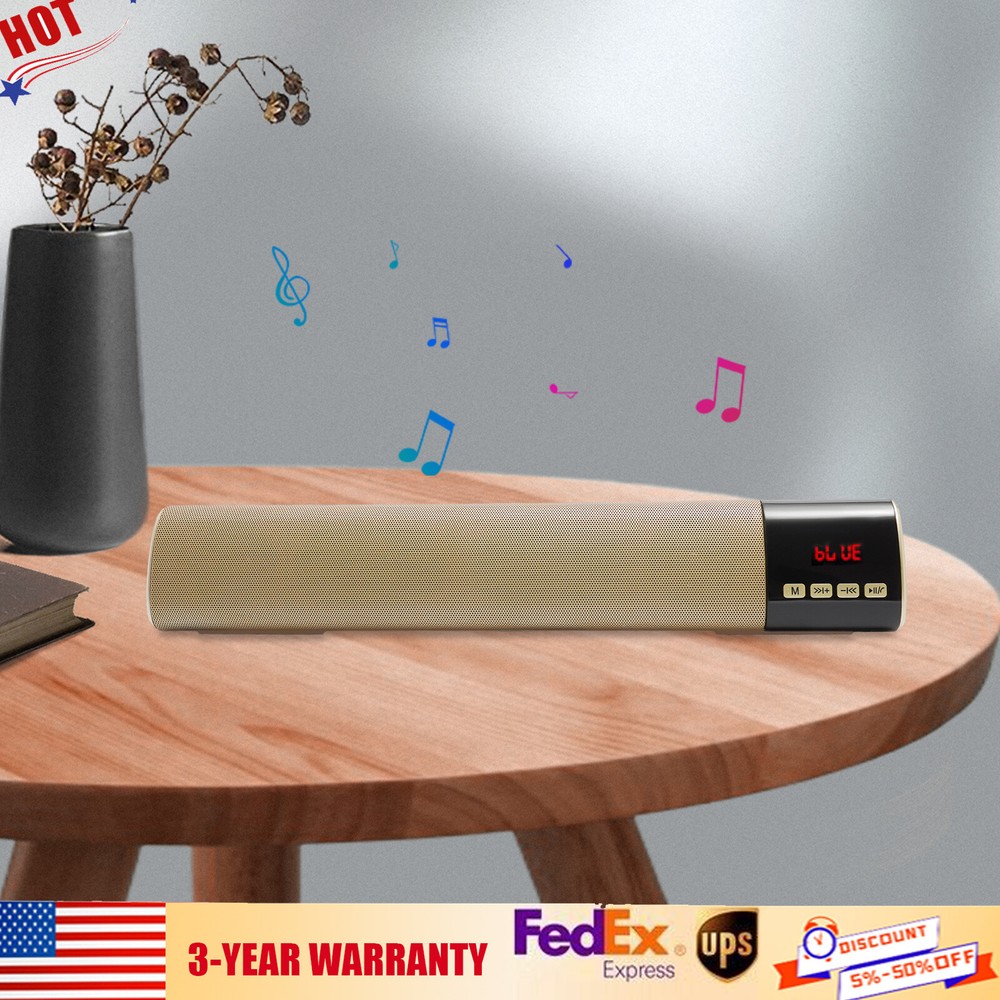 Portable Wireless Bluetooth Speaker Outdoor Loud Stereo Bass USB/TF/FM Radio
