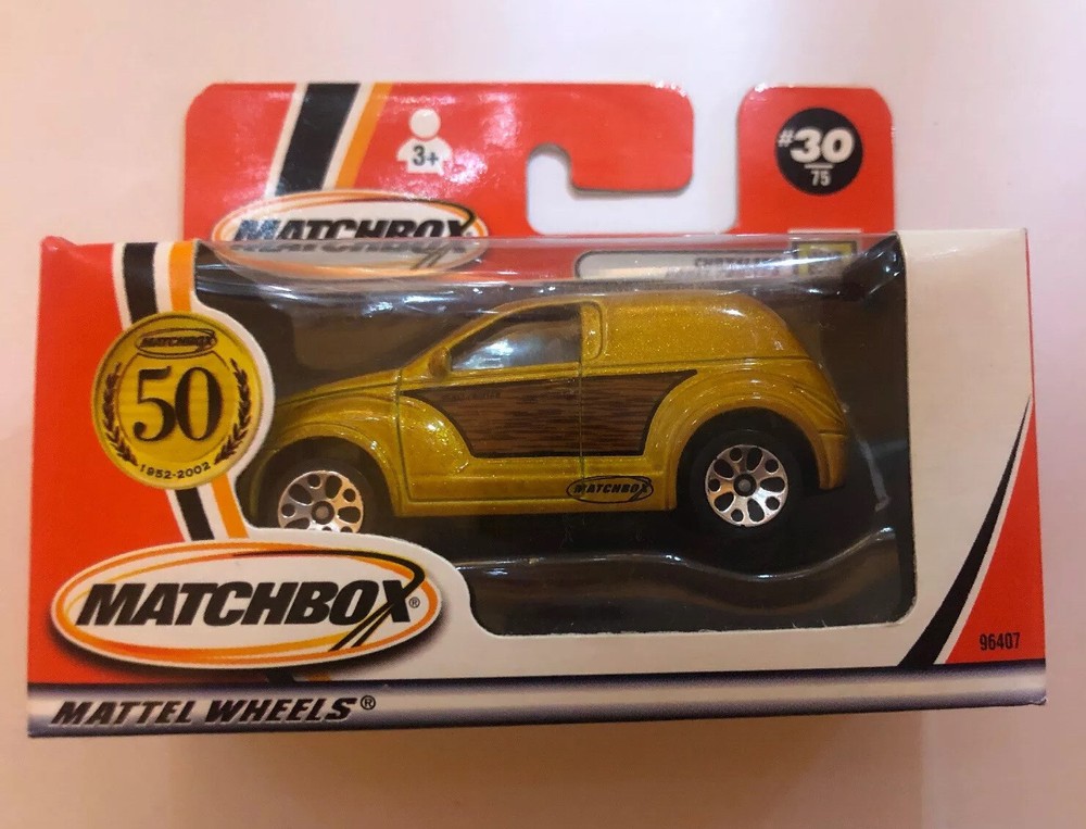 MATCHBOX Chrysler Panel Cruiser, 30/75, 50th Anniversary, Scale 1:64 Brand New
