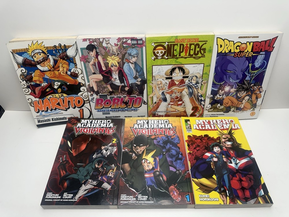 7 Book Lot My Hero Academia Vigilantes Manga Bundle Lot, Volumes 1 - 2 SJ Viz