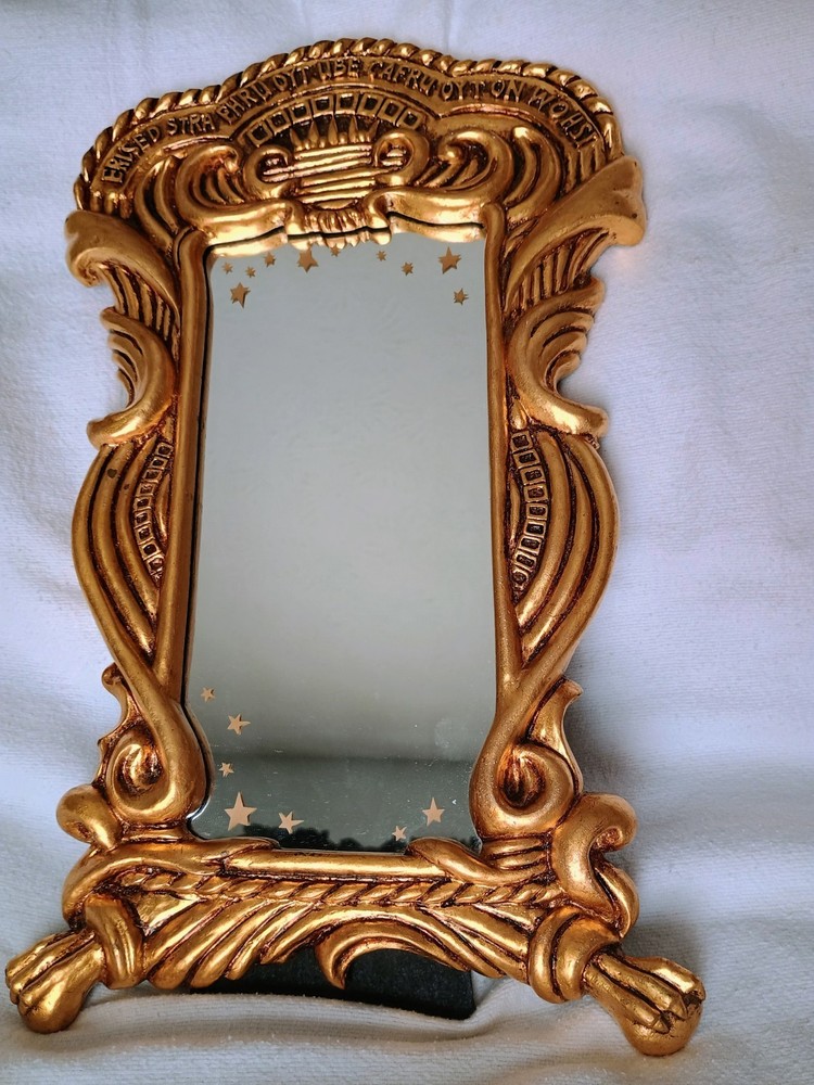 Harry Potter Gold Mirror Erised Vintage Magic Unique Warner Bros 2000 JK Rowling