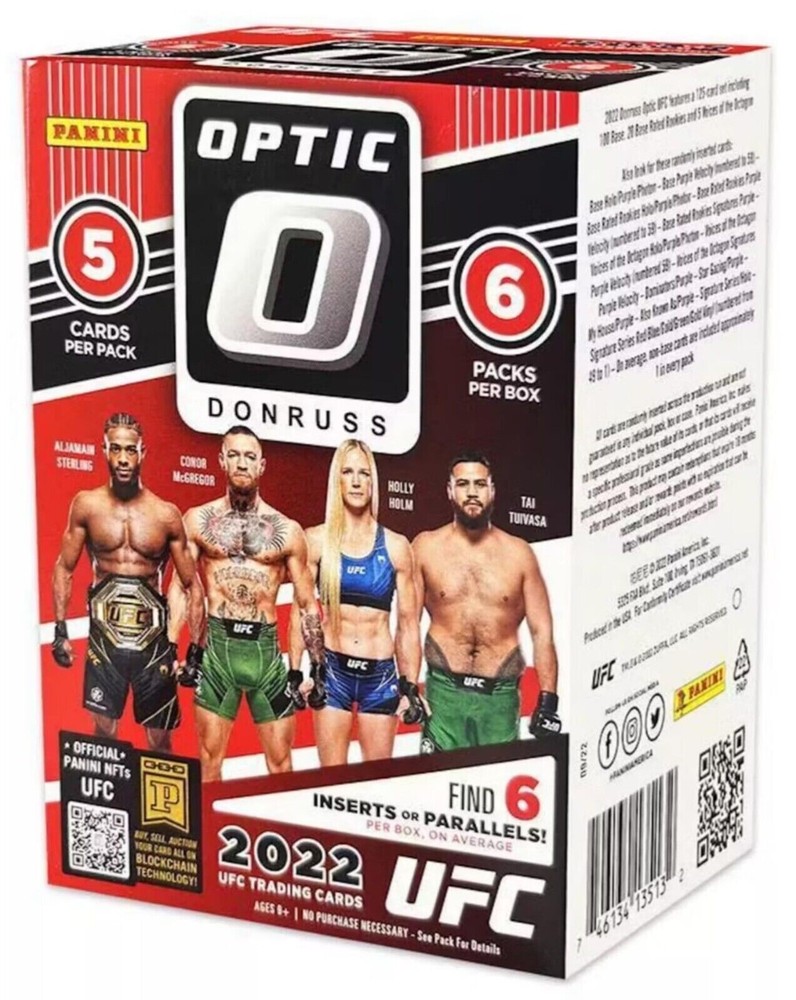 2022 Panini Donruss Optic UFC Trading Cards – Base, Inserts & Parallels