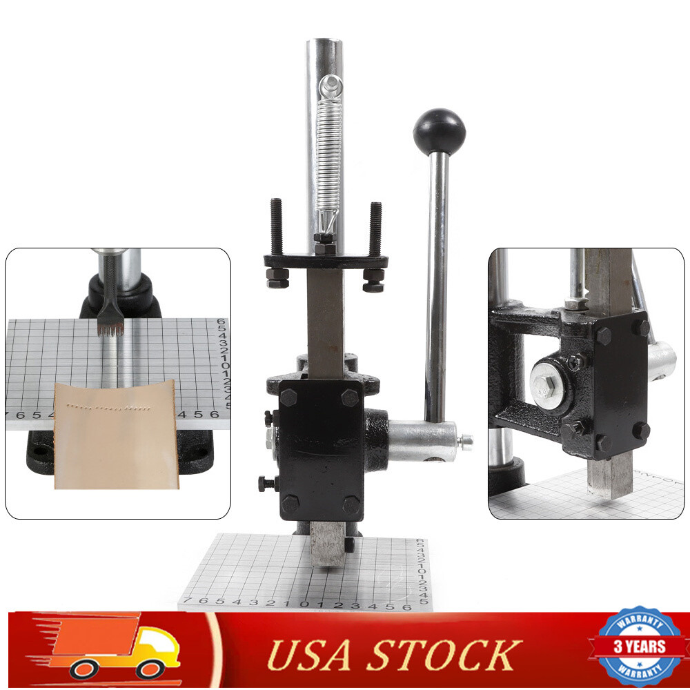 Leather Imprinting Machine Embossing Press Leather Stamp Punching Bronzing Tool