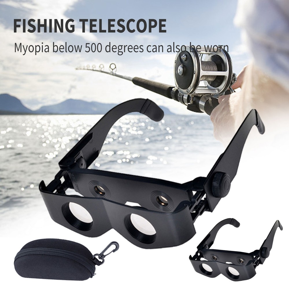 Binocular Glasses Fishing Professional Hands-Free Glasses Telescope Magnifier UK