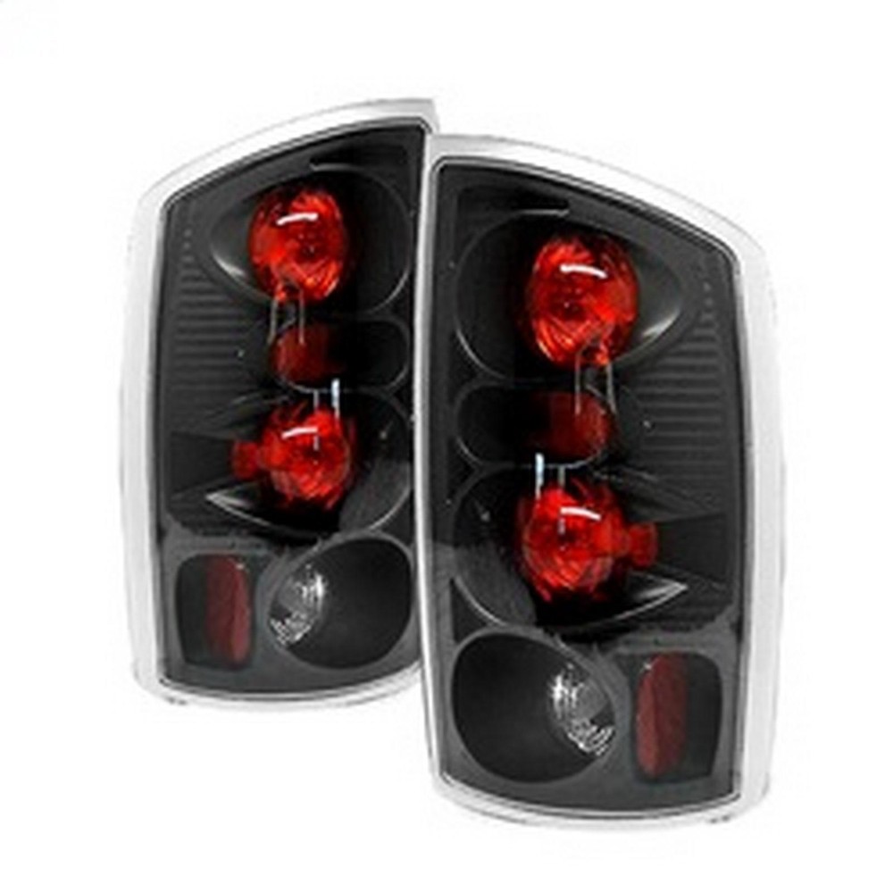 Black Euro Style Spyder Tail Light Set