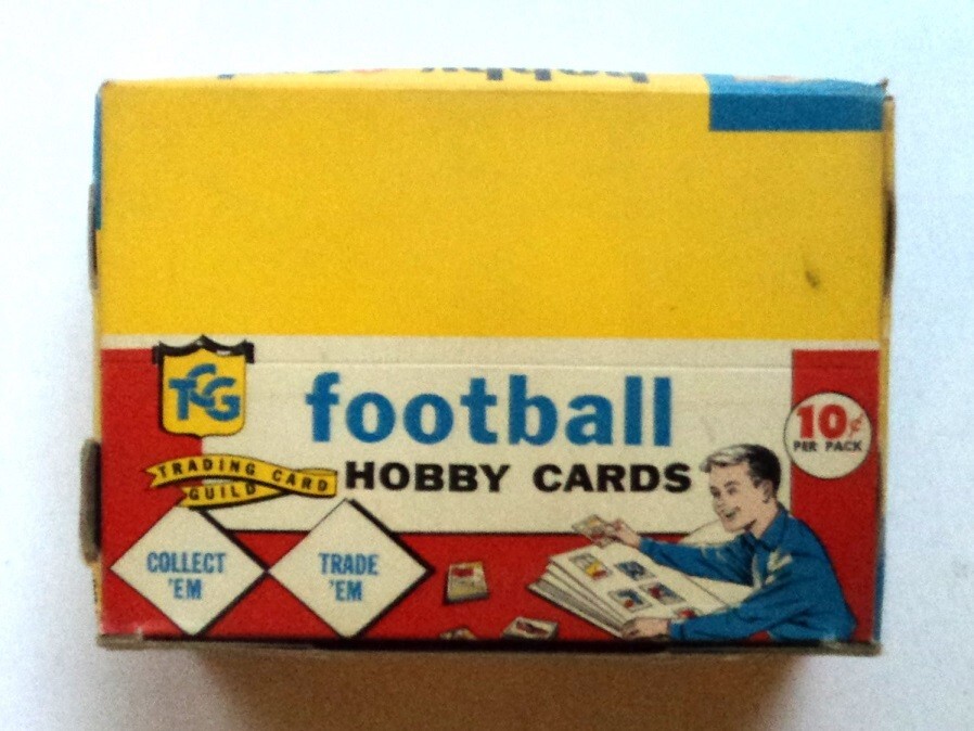 1957 Cello Pack Football HOBBY CARDS Display Box - FLASH SALE-image