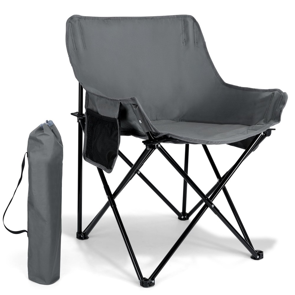 Leonyo Heavy Duty Folding Camping Chair with Carry Bag for Beach & Outdoor