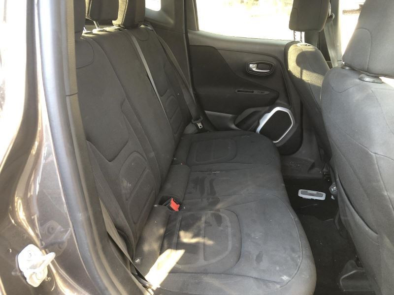 2018 JEEP RENEGADE Rear Back Seat Bench N7X9 Black Cloth Fabric          806163