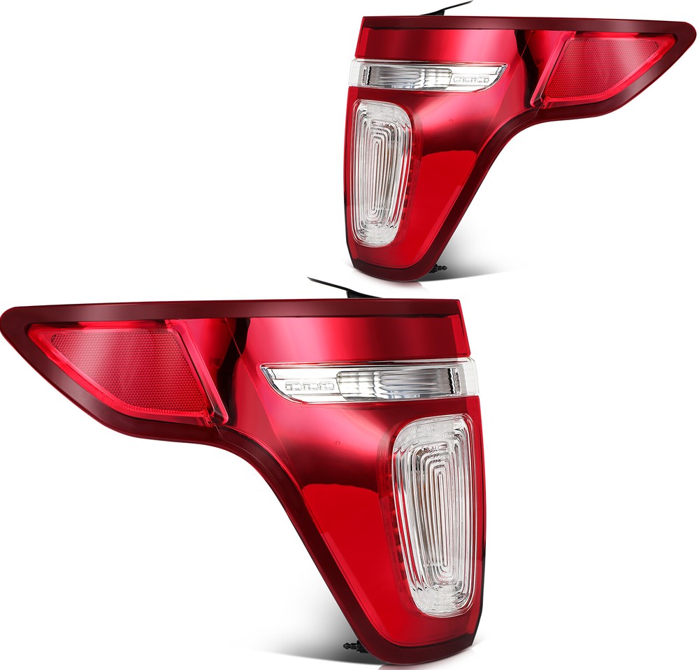 For 2011-2015 Ford Explorer LED Tail Light Assembly Brake Lamp Left+Right Pair