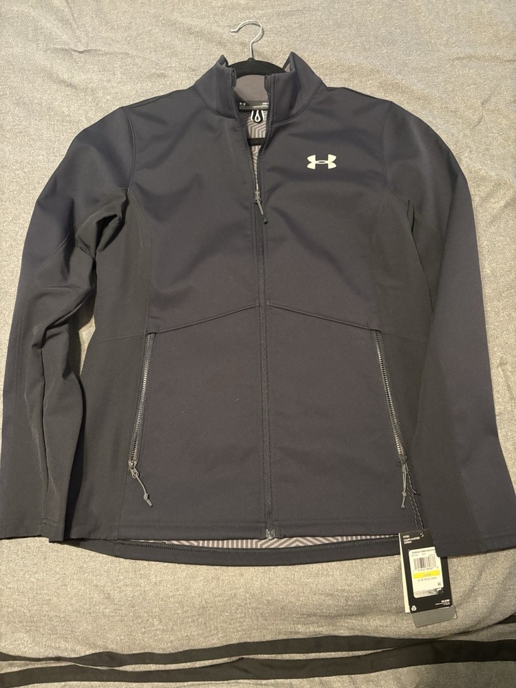 Under Armour Storm Coldgear Infrared Jacket Full Zip Black Women's Size Medium
