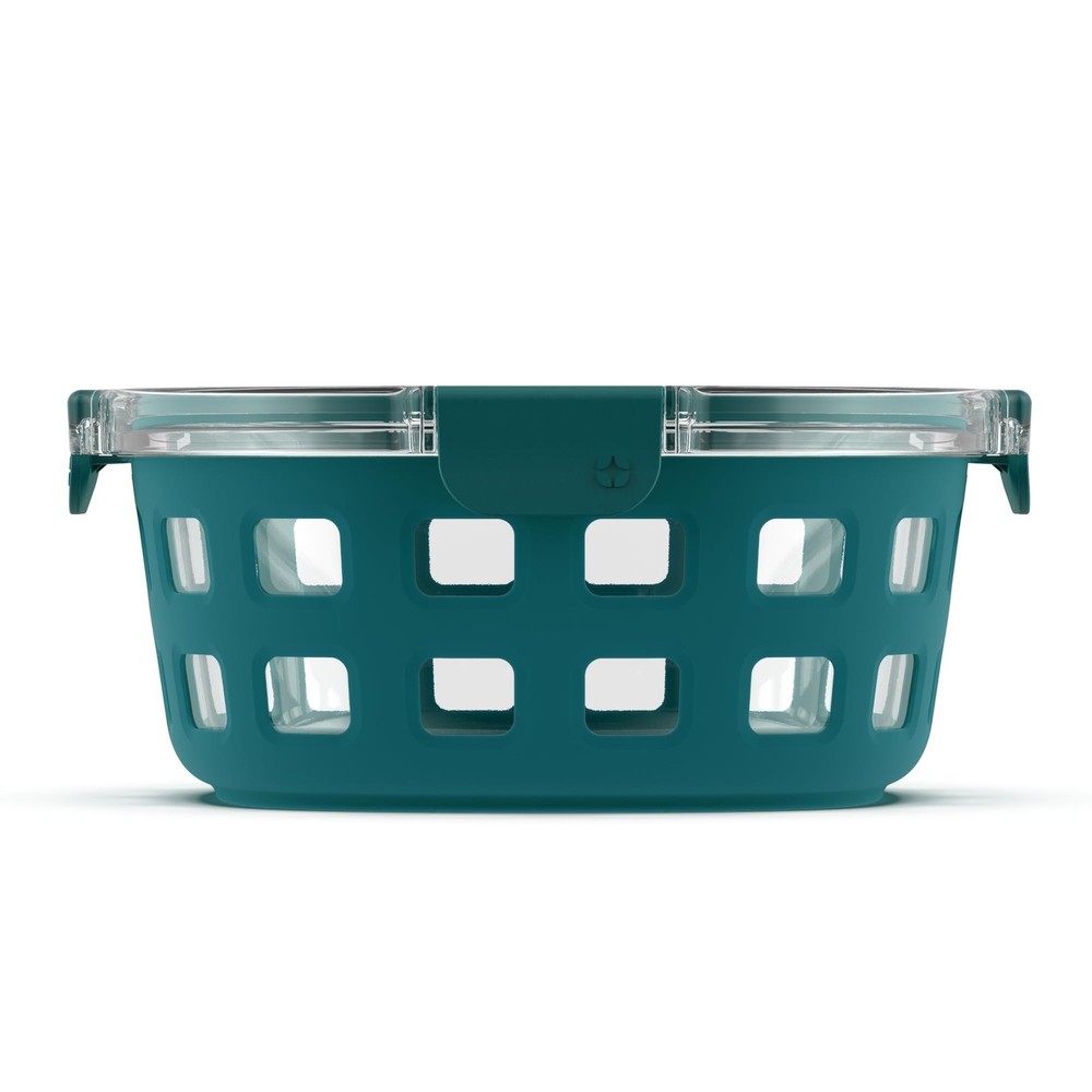 Ello DuraGlass Round Glass Food Storage Containers for Meal Prep
