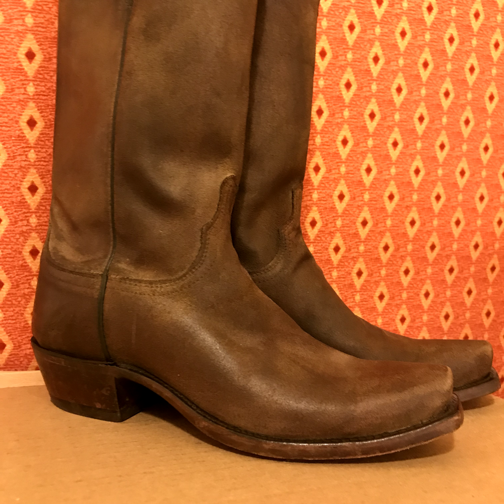Luchesse 8.5EE Brown Cowboy Boots Limited Time Deal-image