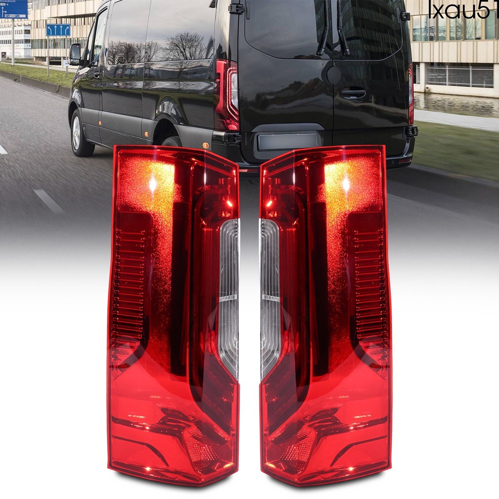 For 2019-2024 Mercedes-Benz Sprinter Van Pair Side LED Tail Light Rear Lamp