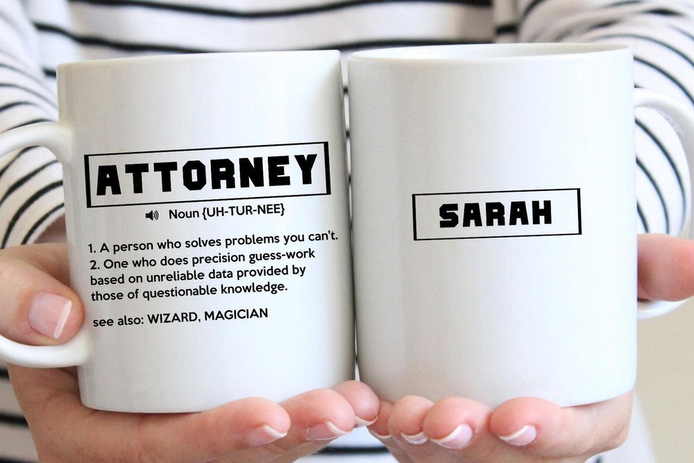 Funny Attorney Gift For Men And Women Personalized Attorney Mug For Birthday