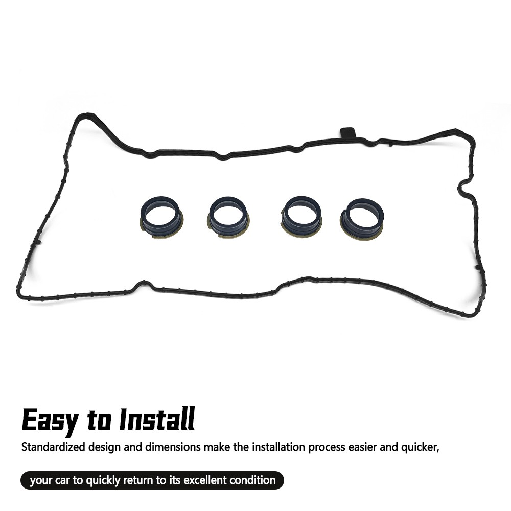 DNJ Valve Cover Gasket Set Direct Fit Replacement for a Secure Engine Seal