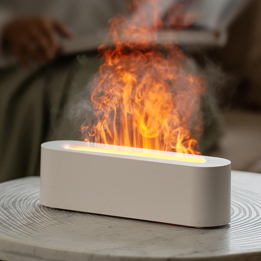 YALEDI 150ml Flame Essential Oil Diffuser for Aromatherapy