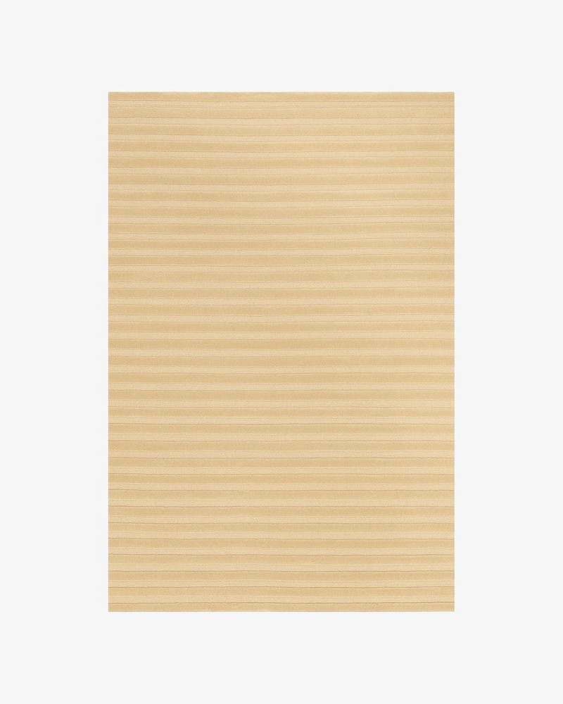 Hand-Tufted Wool Rug 9×12 ft - Nordic Knots Sunrise Design, Handmade Area Rug