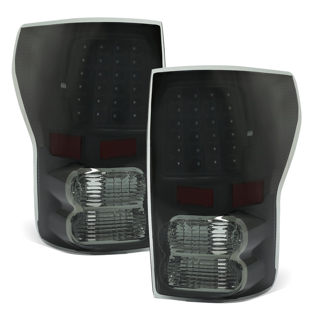 Smoke LED Tail Lights Brake Lamps For 2007-2013 Toyota Tundra Pair