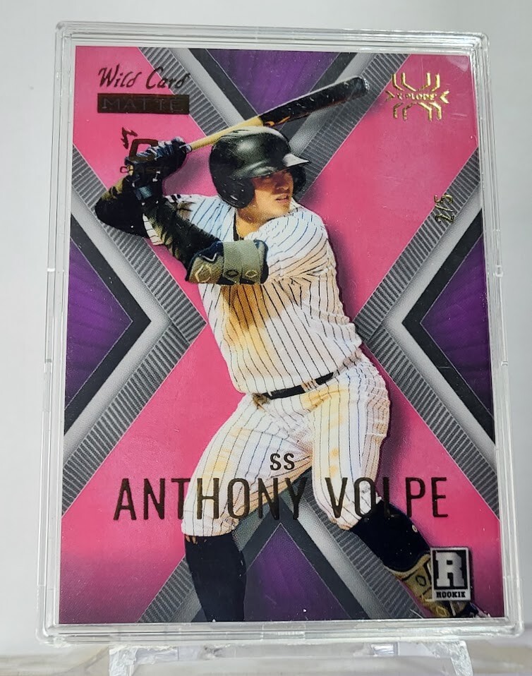 Anthony Volpe 2023 Wild Card Matte X-Plode Pink 2/5