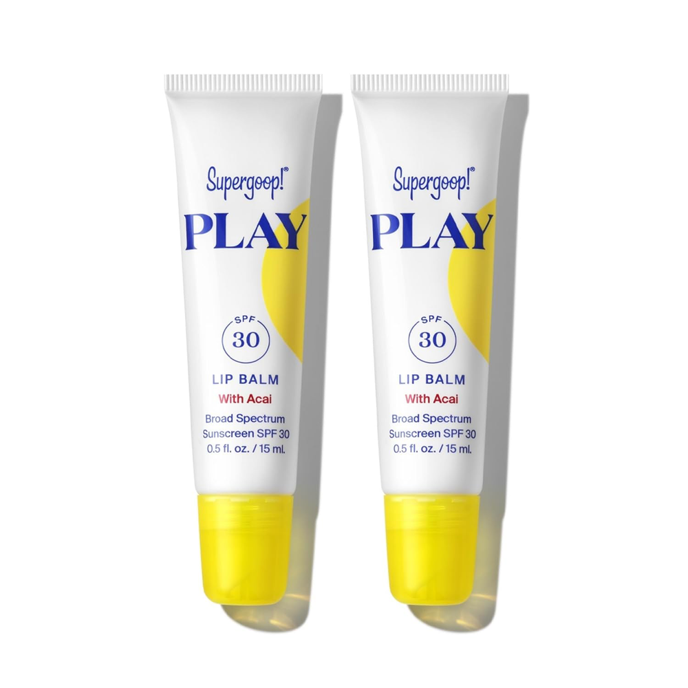 Supergoop PLAY SPF 30 Acai Lip Balm 0.5 oz 2-Pack
