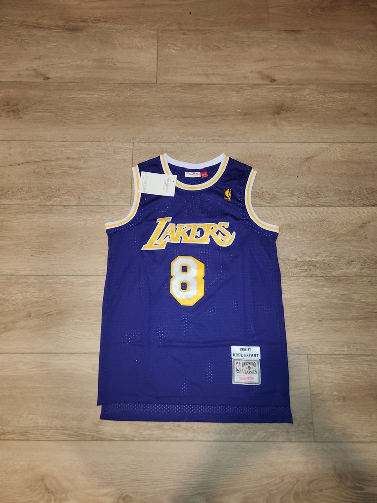Kobe Bryant Los Angeles Lakers Purple & Gold Mens Medium Stitched Jersey New Nwt
