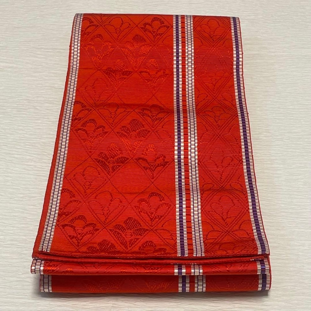 Half-width obi Yukata obi [pure silk] 070402