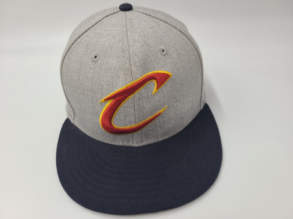 Cleveland Cavaliers New Era 9Fifty Snapback Hat Cap Men NBA Basketball Gray Blue
