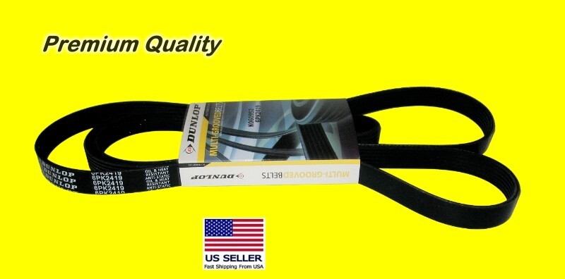 DUNLOP K060952 / 6PK2419 Premium Serpentine Drive Belt for Chevy GMC