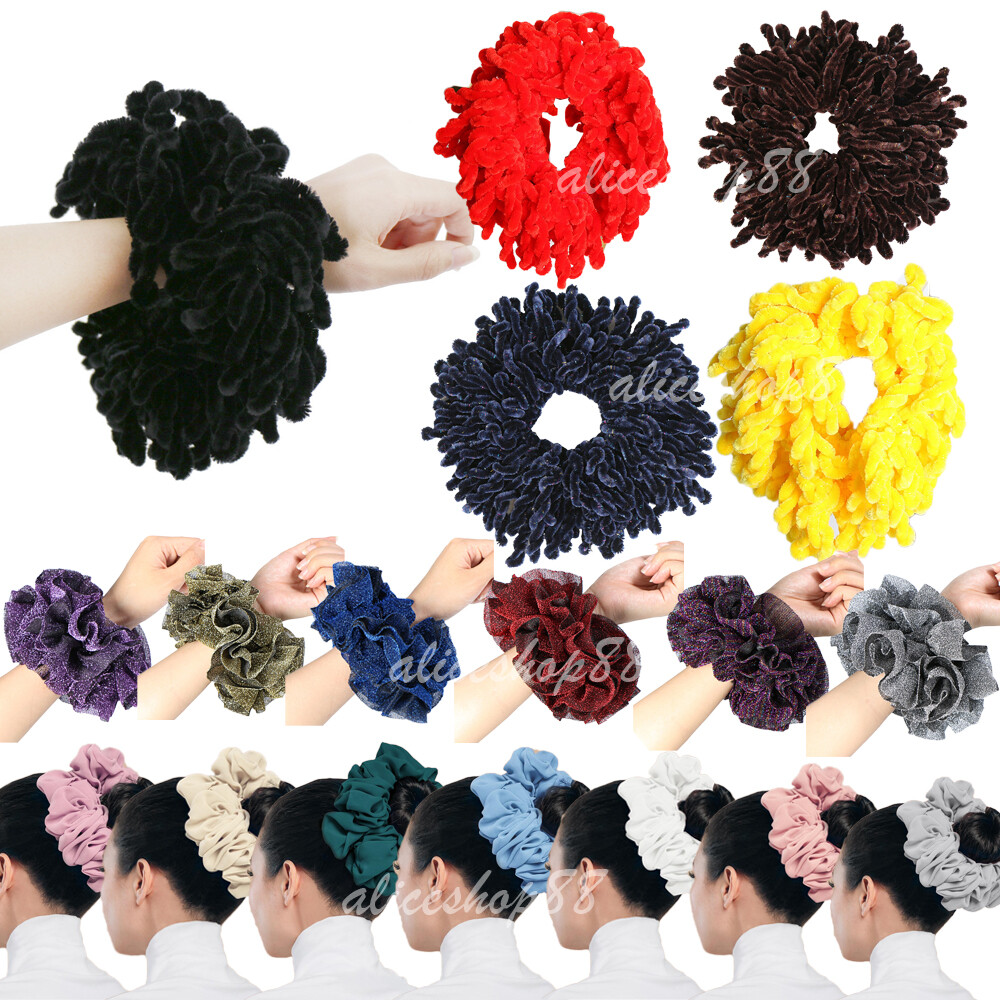 Volumizing Scrunchie Hair Tie for Big Buns Hijab Clip Khaleej Holder  