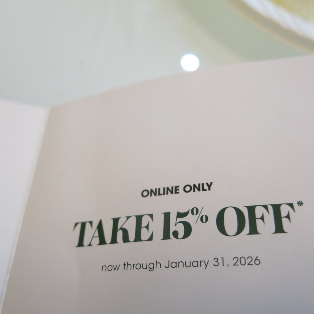 15% code at bloomingdales online good till january 31 2026