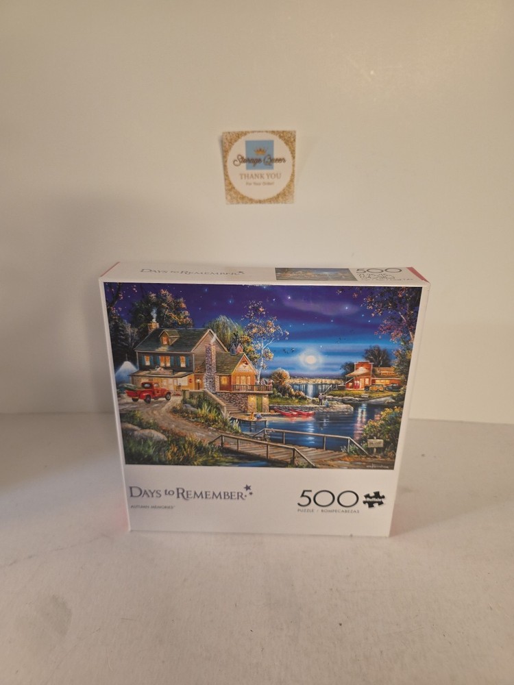 Buffalo Games - Days to Remember - Autumn Memories - 500 Piece Jigsaw Puzzle ,