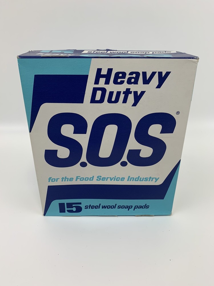 Vintage Commercial Restaurant SOS Steel Wool Soap Pads New Sealed Movie Prop