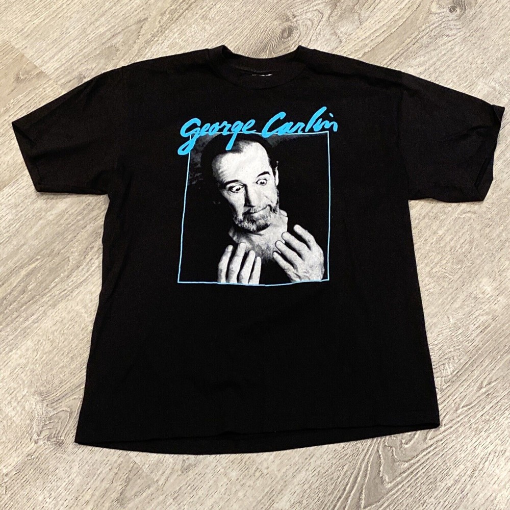 VTG 90s George Carlin Stand Up Comedy Tour T Shirt S-4XL Short Sleeve