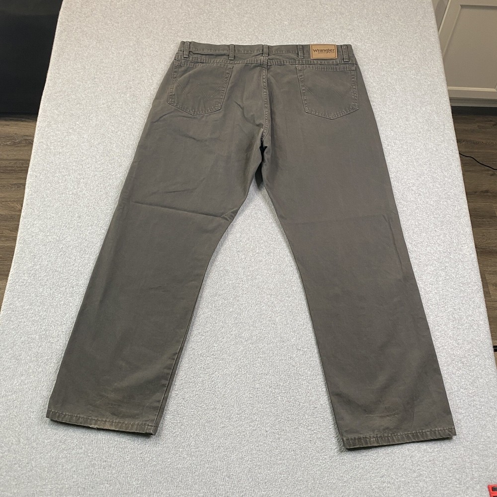 Wrangler Pants Mens 40x30 Rugged Wear Canvas Cotton Grunge Workwear Outdoor Dad