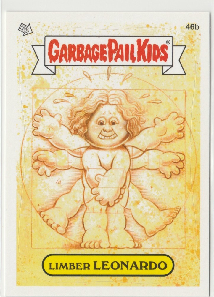 Limber Leonardo #46b Garbage Pail Kids GPK 2012 Series 1 BNS1 Brand New