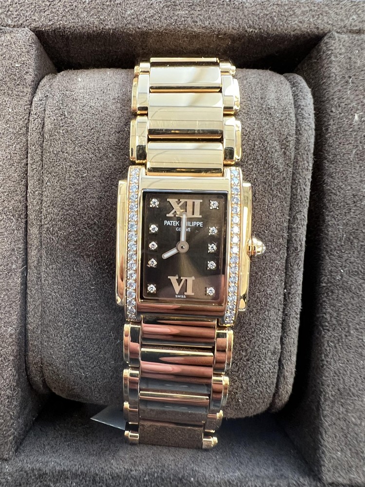 Patek Philippe Twenty~4 Rose Gold Brown Dial