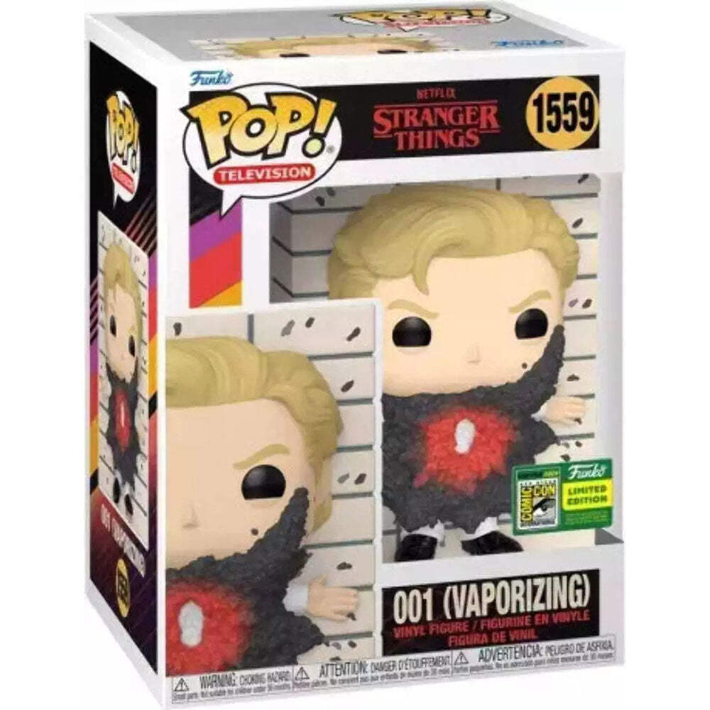 Exclusive Funko POP Stranger Things 001 Vaporizing with Comic Con Sticker
