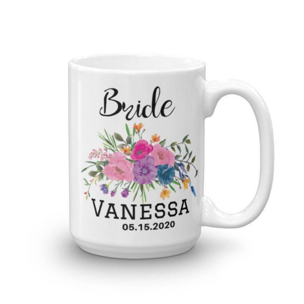 Bride Mug Mrs Mug Bride Gift Ideas Engagement Mug Custom Bride Mug Gift For