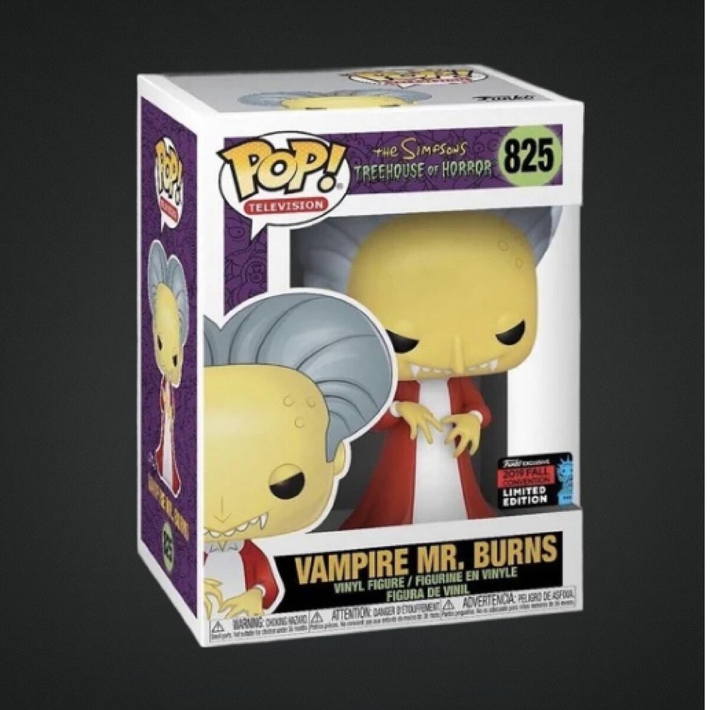 The Simpsons Vampire Mr. Burns 2019 Fall Convention Exclusive Funko Pop 825