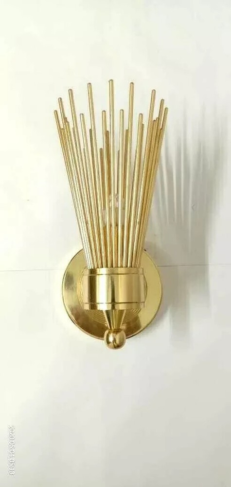 1950s Mid Century Brass Sputnik Skyla Wall Sconce Lighting Fixture
