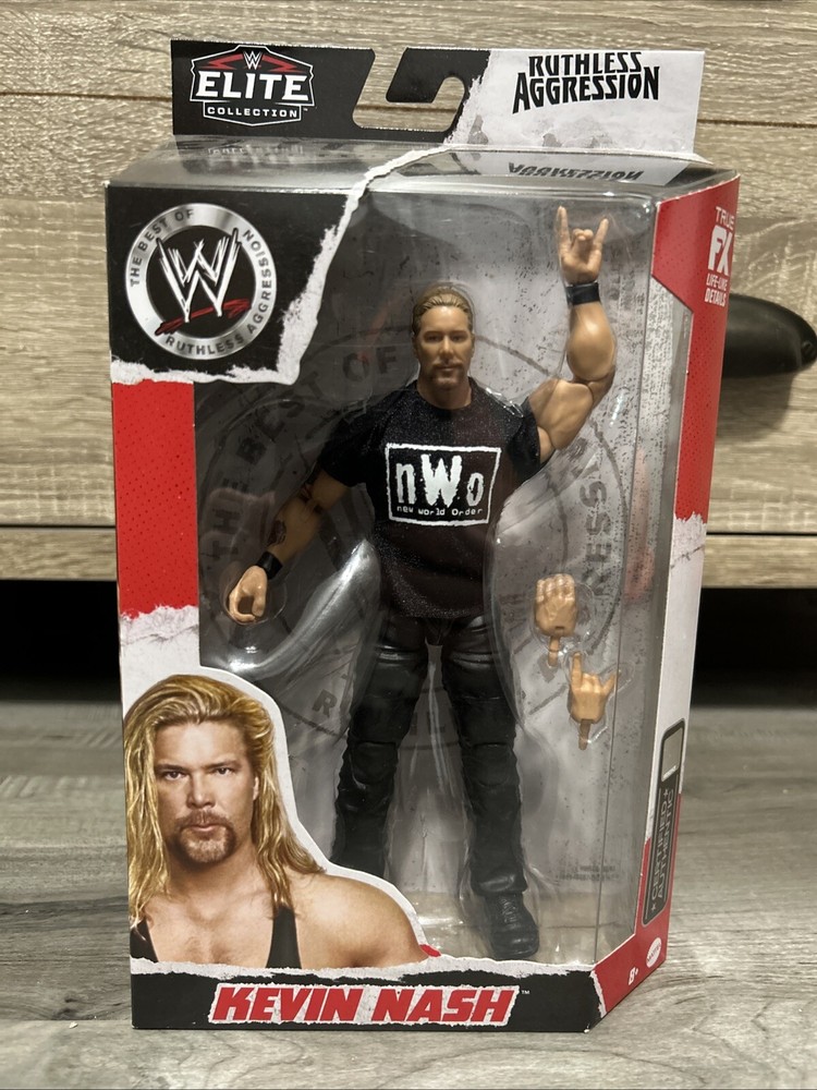 WWE Elite Ruthless Aggression Series KEVIN NASH NWO (see Description)