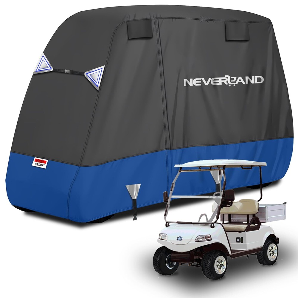 Waterproof 2-Person Golf Cart Cover for Yamaha EZ GO Club Car Models  