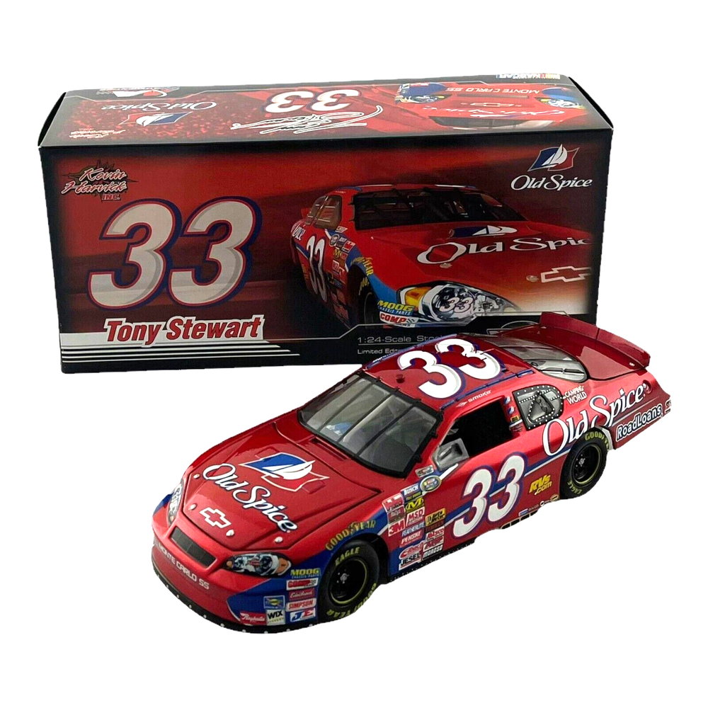 1:24 Scale Tony Stewart #33 Old Spice Diecast Vehicle 2007 Action
