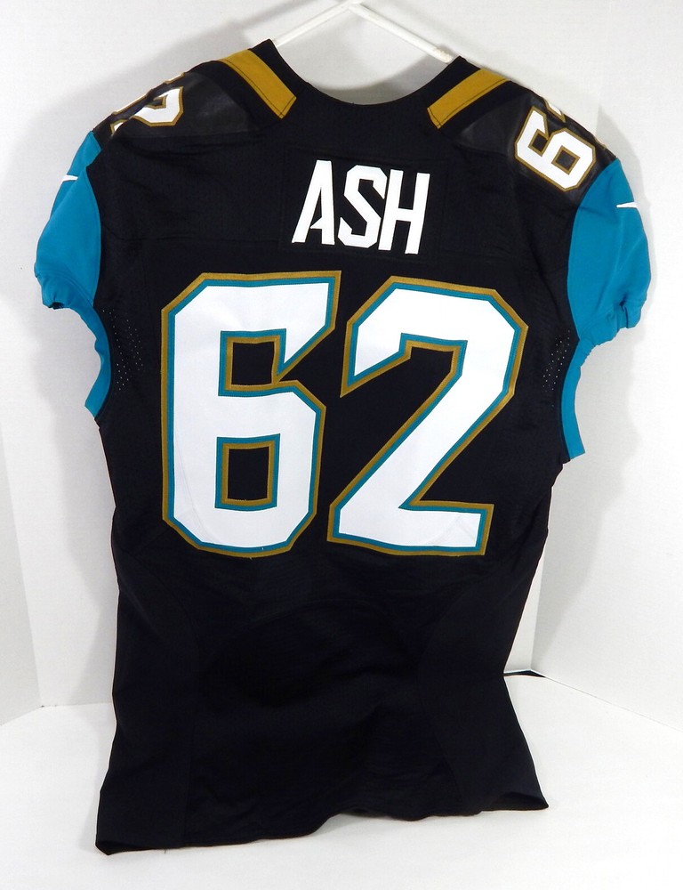 2015 Jacksonville Jaguars Richard Ash #62 Game Issued Black Jersey 44 DP59872